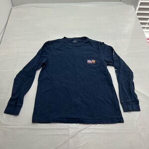 Vineyard Vines Dark Blue Long Sleeve Tee